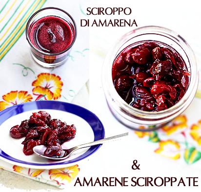 Amarene sciroppate e sciroppo di amarene