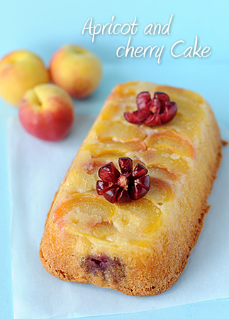 Apricot and Cherry cake