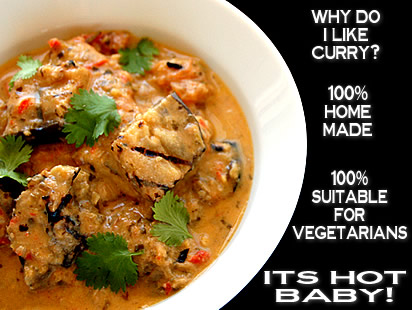 Aubergine curry