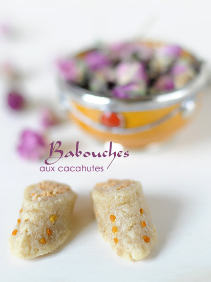 Babouches aux cacahuètes