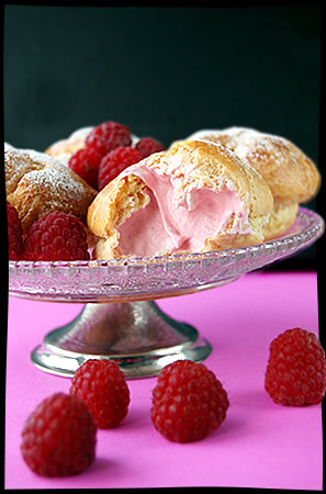 Bigné in rosa