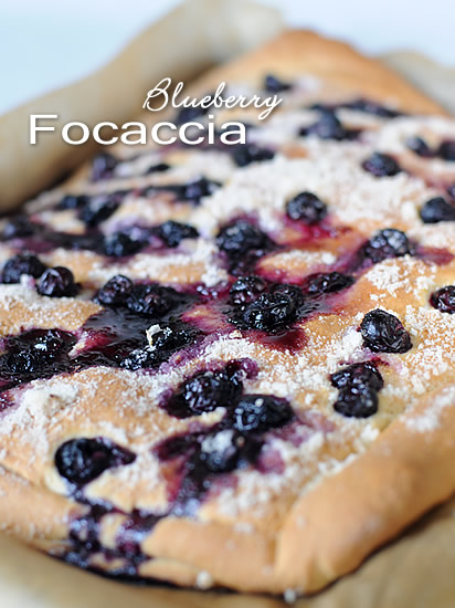 Blueberry Focaccia