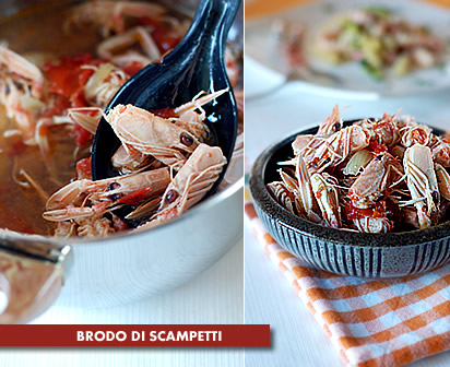 Brodo di scampetti