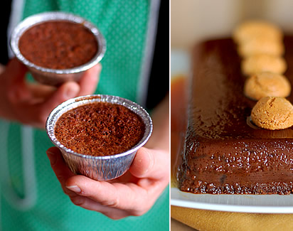 Budino di cioccolato e amaretti