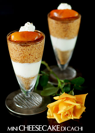 Cheesecake di cachi