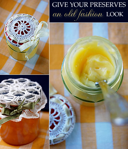 Give your preserves, an old fashion look