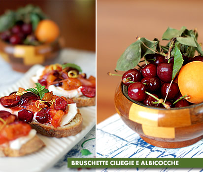 Ciliegie e albicocche