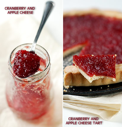 Cranberry and apple cheese