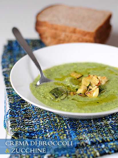 Crema di broccoli e zucchine