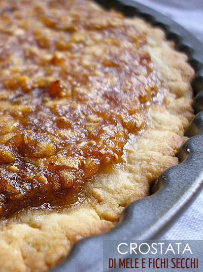 Crostata di mele e fichi secchi