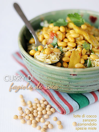 Curry di fagioli di soia