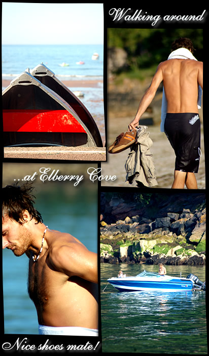 Walking around, at Elberry Cove