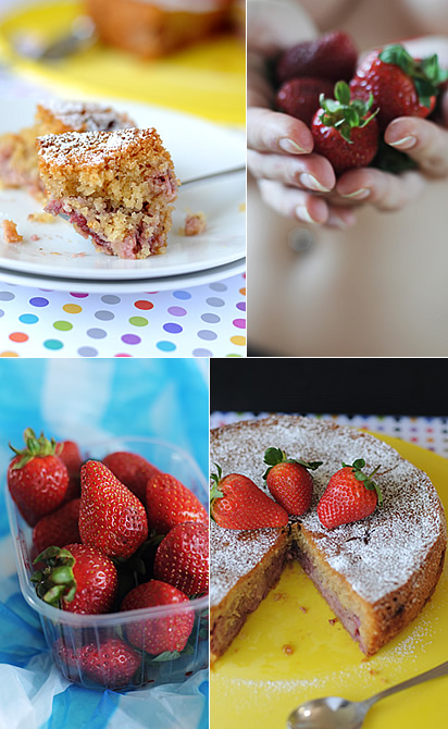 Torta alle fragole e cannella