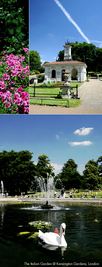 Italian Garden - Kensington Gardens, London