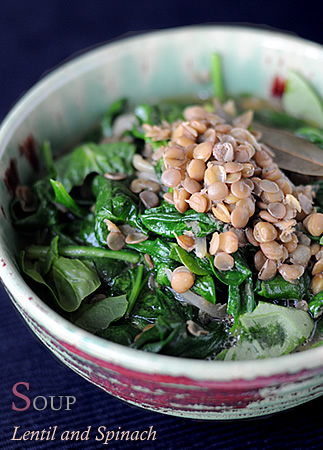 Lentil and Spinach Soup
