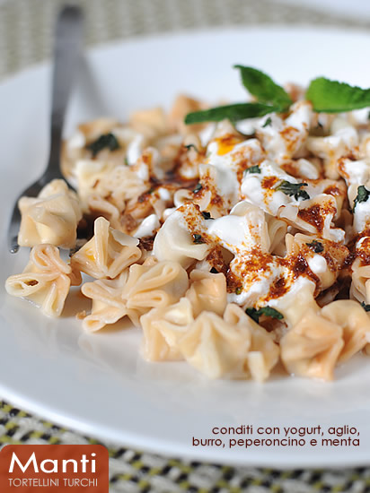 Manti, tortellini turchi