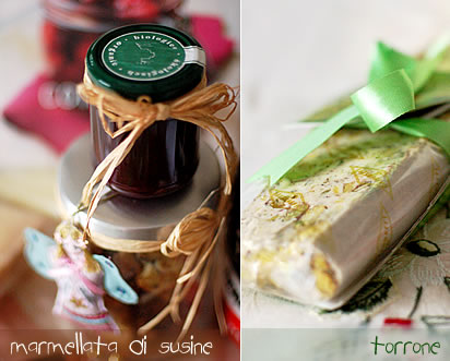 Marmellata di susine e torrone di pistacchi