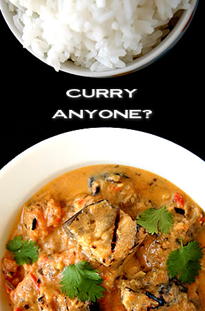 Melanzane al curry