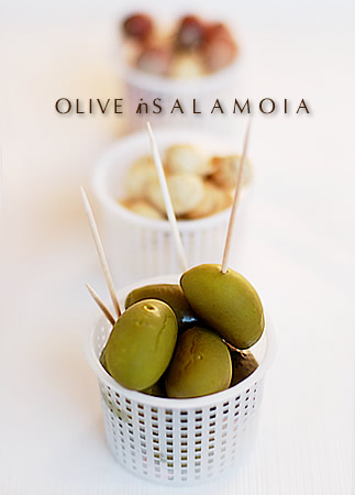 Olive verdi in salamoia