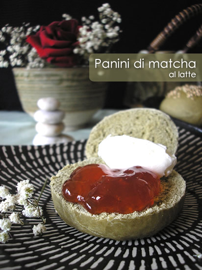 Panini di Matcha al latte