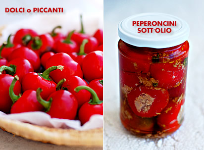Peperoncini ripieni sott'olio