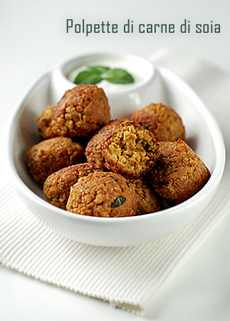 Polpette di carne di soia