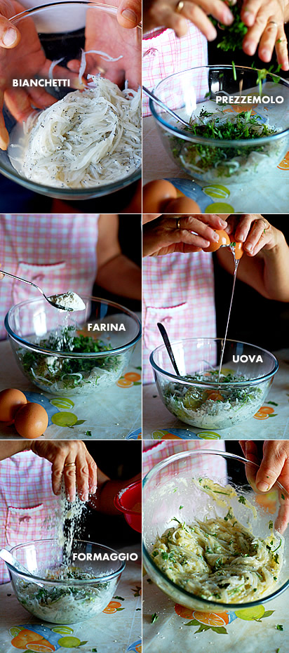 Preparazione bianchetti