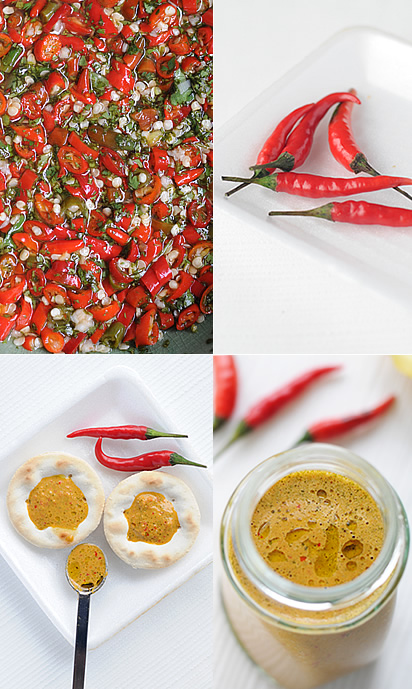 Pasta di peperoncino e coriandolo