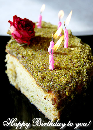 Torta ai pistacchi