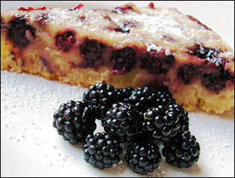 Torta di more...upside down