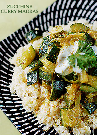 Zucchine curry madras