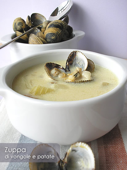 Zuppa di vongole e patate